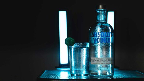 Absolut Vodka Flaschenform