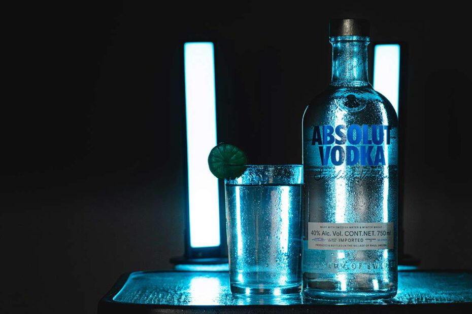 Absolut Vodka Flaschenform