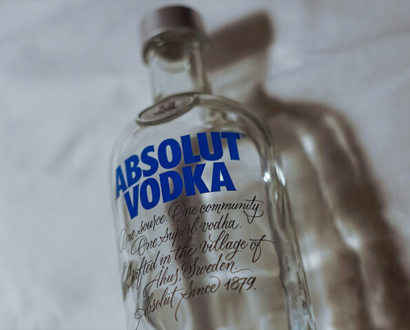 Absolut Vodka Flaschenform